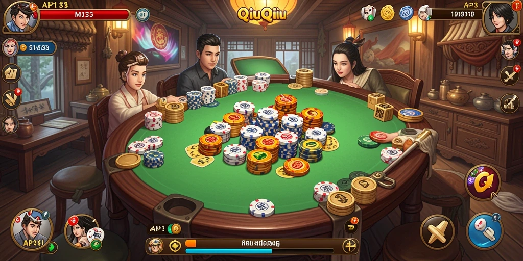 Tampilan menarik dan gameplay seru QiuQiu API33.