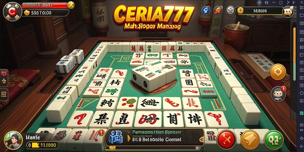 Gameplay seru Mahjong di CERIA777 dengan grafik menarik.