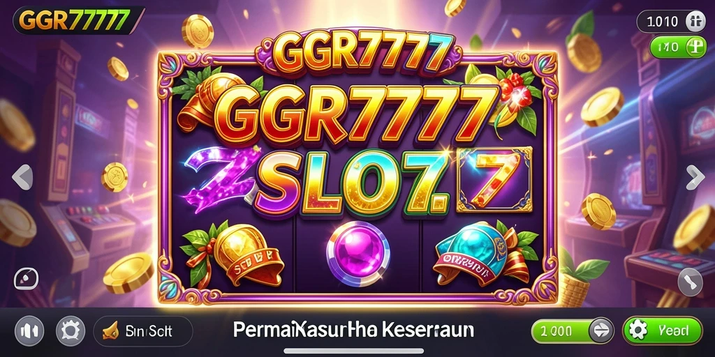 Tampilan gameplay daripada GGR7777 yang menampilkan slot seru dan menarik.