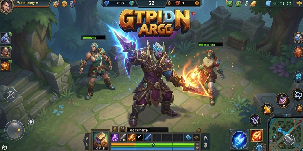Screenshot gameplay GTPIDN menampilkan aksi pertarungan yang seru dalam petualangan ARPG.