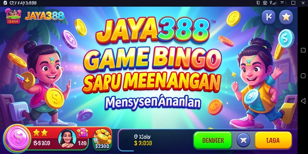 Screenshot gameplay <strong>JAYA388</strong> menampilkan suasana seru permainan bingo.