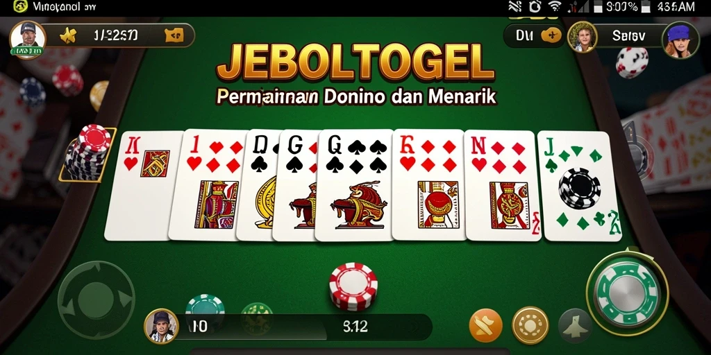 Tangkapan layar gameplay JEBOLTOGEL menampilkan momen seru permainan Domino.