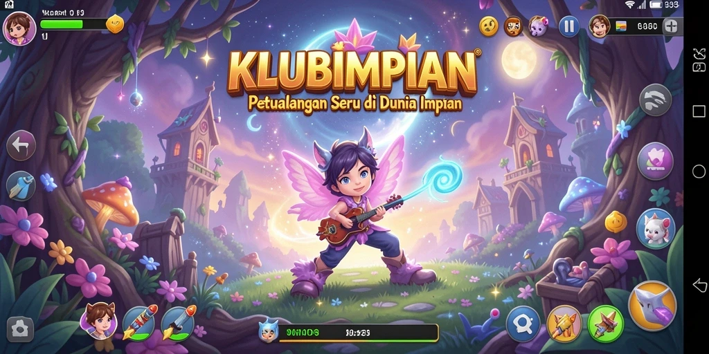 Gameplay seru KLUBIMPIAN dalam suasana petualangan yang menakjubkan.