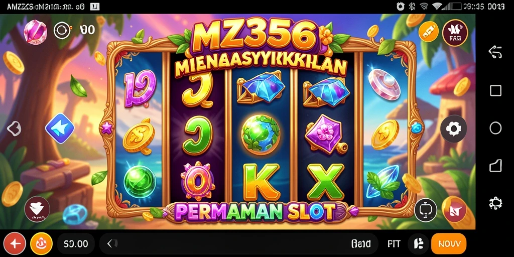 Menampilkan gameplay seru dari slot MZ356 yang penuh warna.