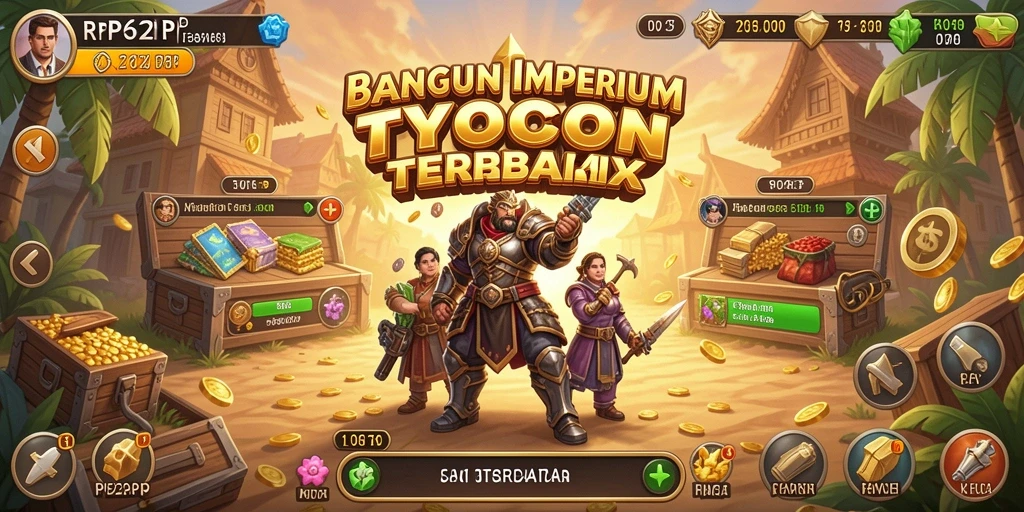 Tampilan gameplay RP62RP dengan aktivitas bisnis yang dinamis.