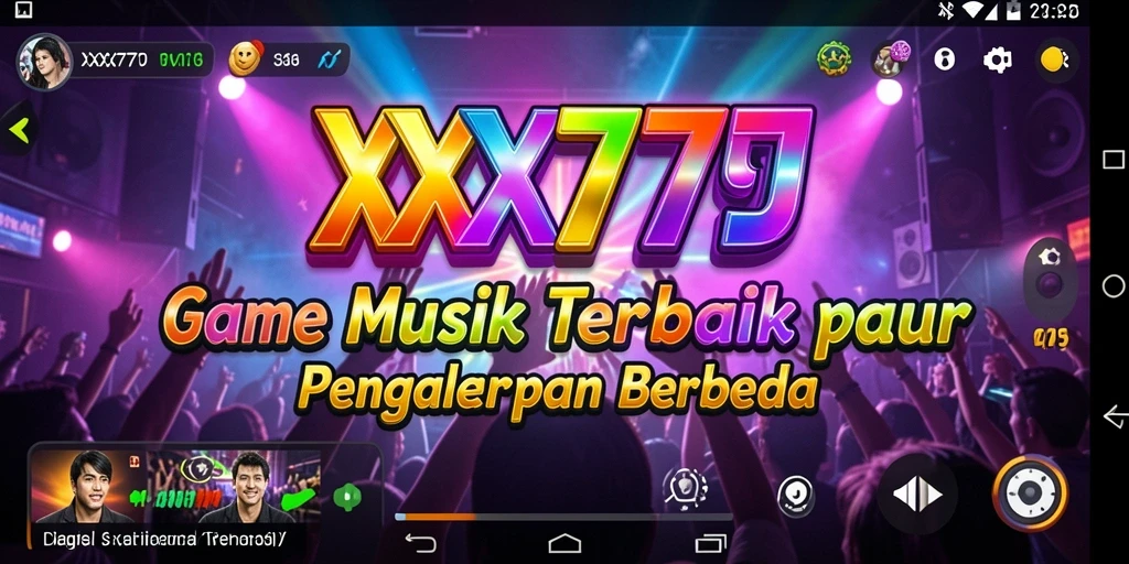 Tampilan gameplay seru dan interaktif dari XXX777.